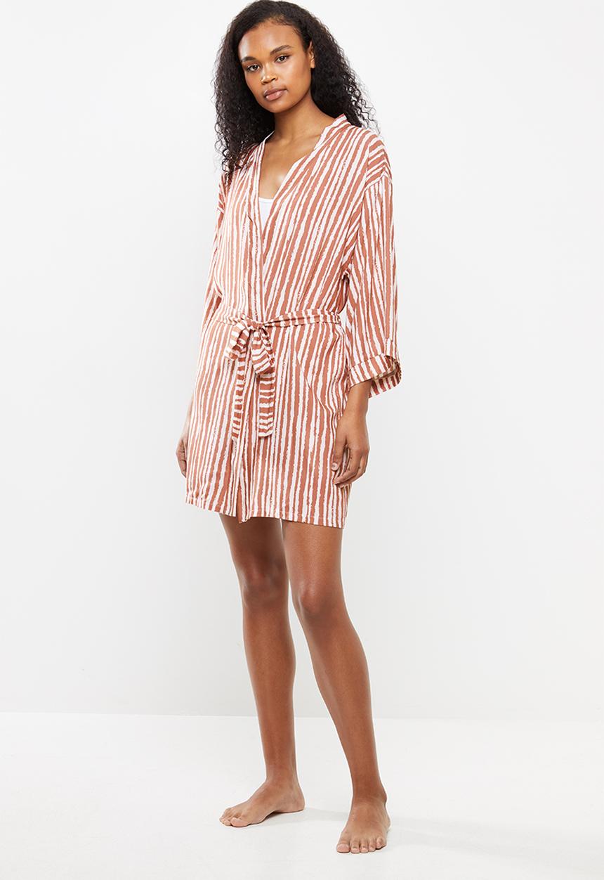 Superbalist - Short robe - pink & rust