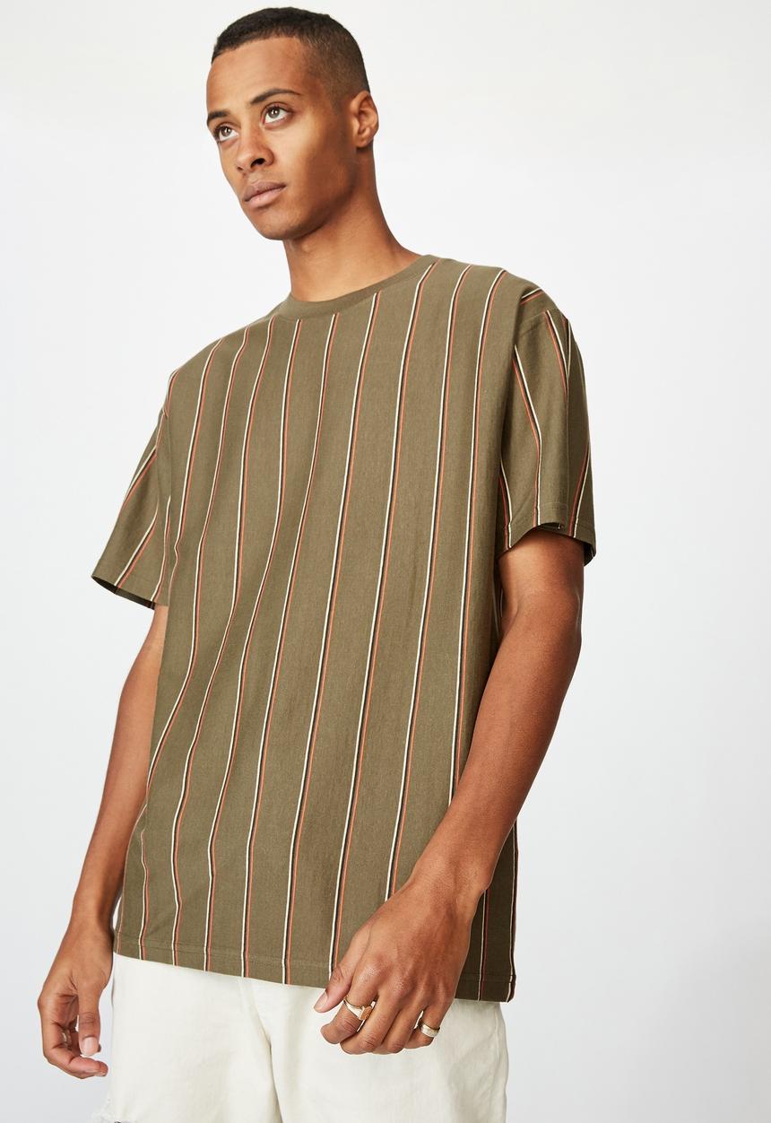 Cotton On - Downtown loose fit tee - khaki