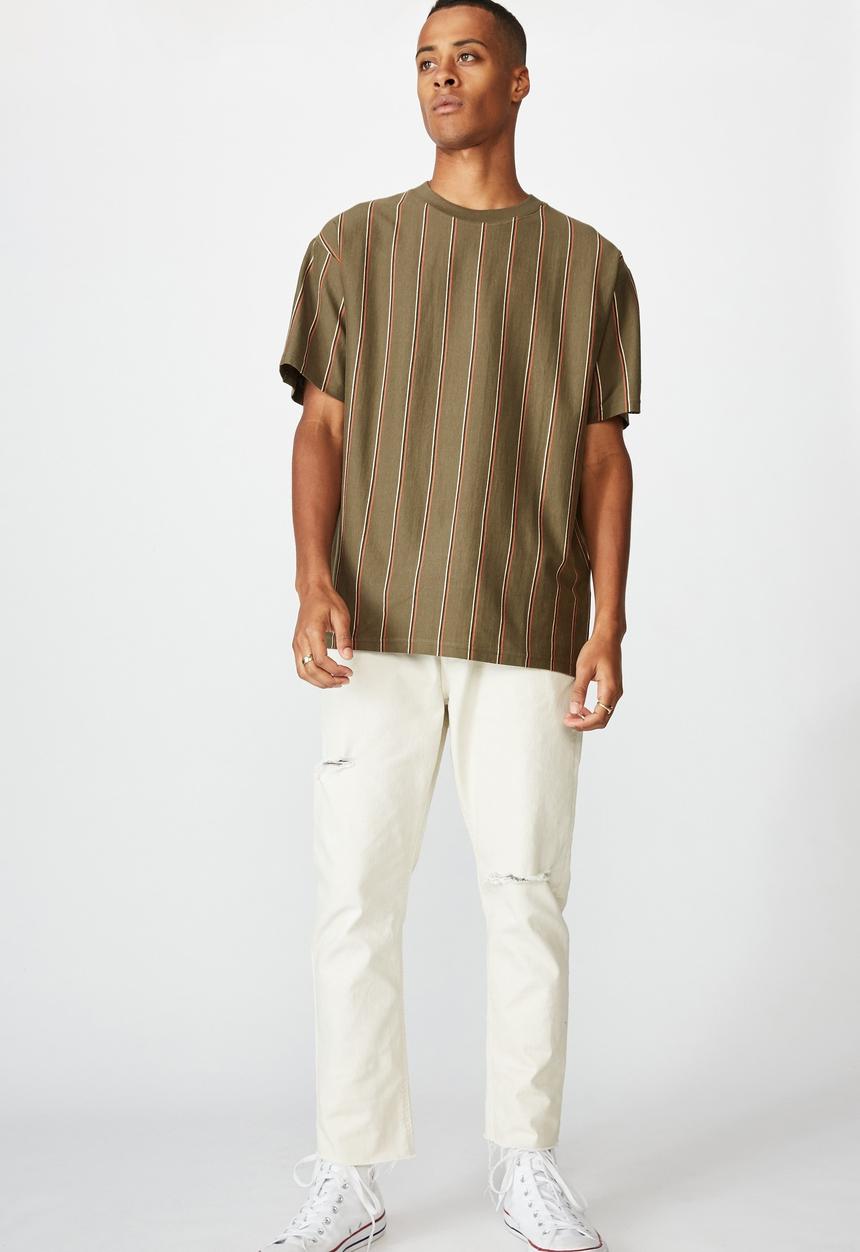 Cotton On - Downtown loose fit tee - khaki