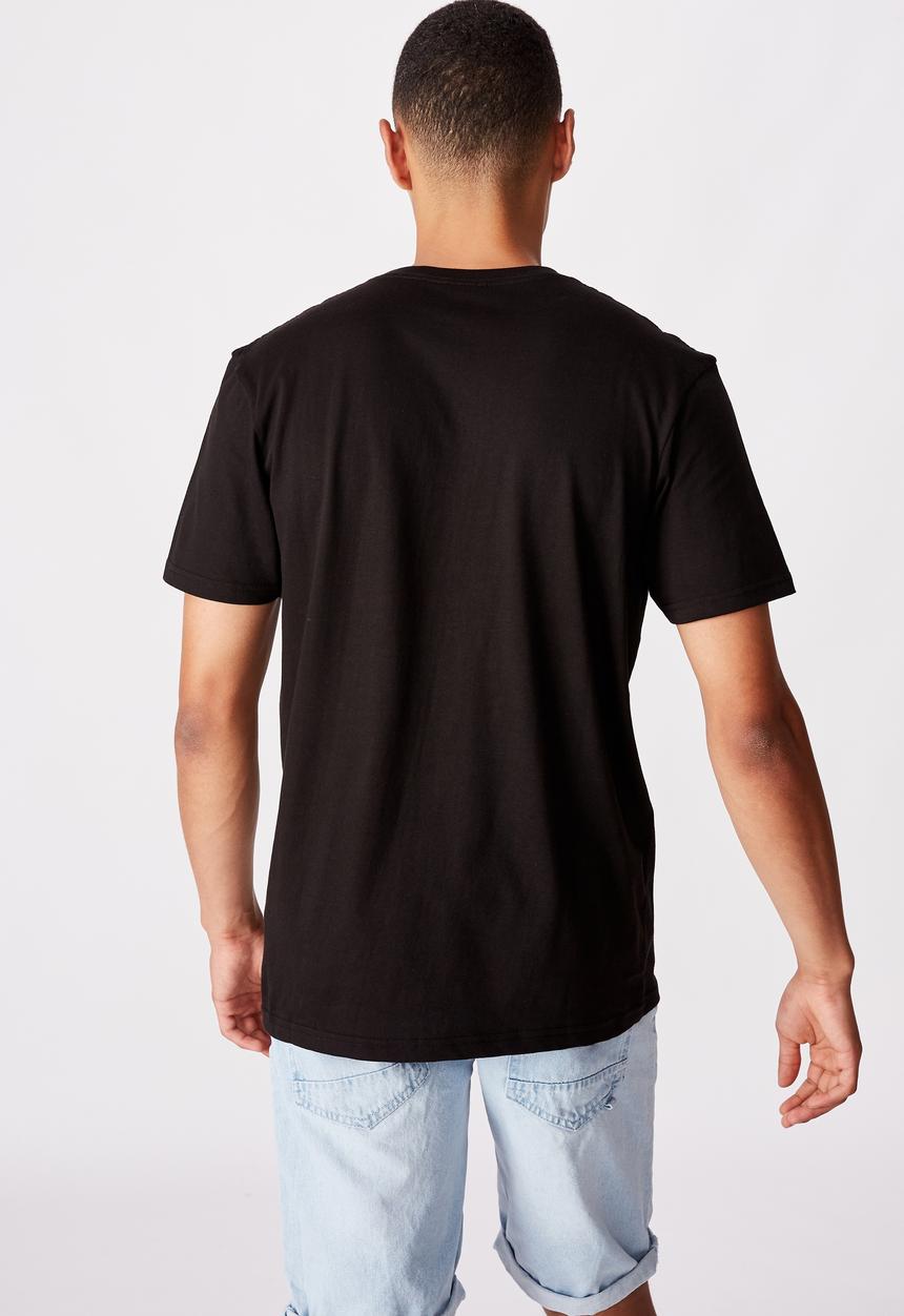 Cotton On - Tbar text T-shirt - black