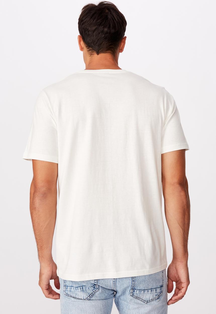 Cotton On - Tbar text T-shirt - vintage white