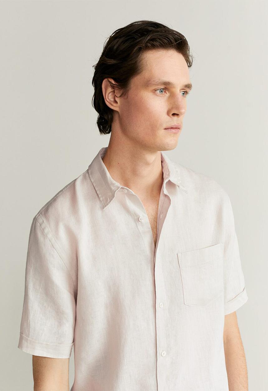 MANGO - Ants shirt - beige