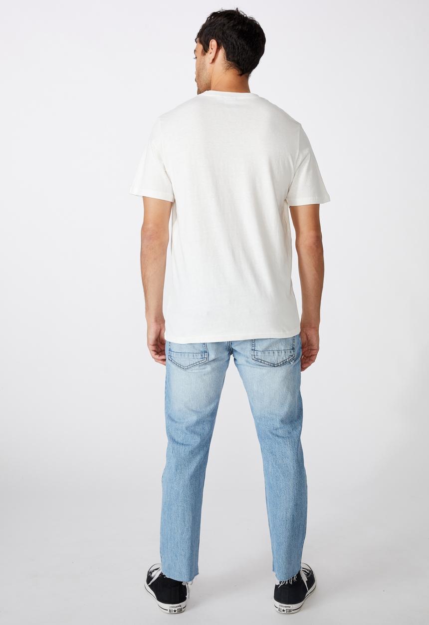 Cotton On - Tbar text T-shirt - vintage white