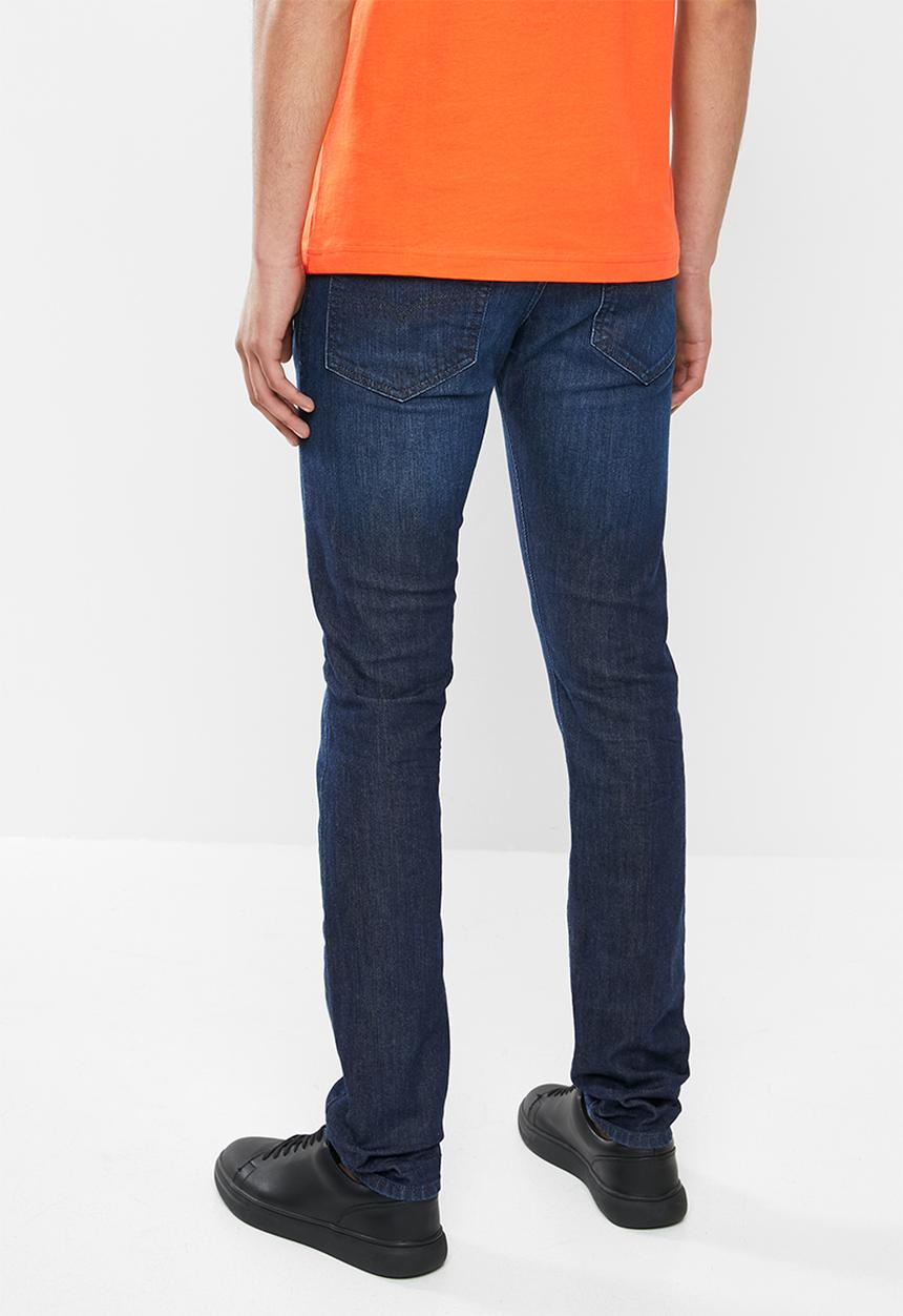 Diesel  - D-luster straight cut jeans - blue