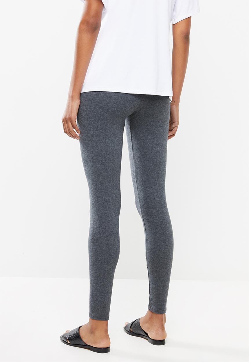 Superbalist - 2 Pack maternity leggings - charcoal & black
