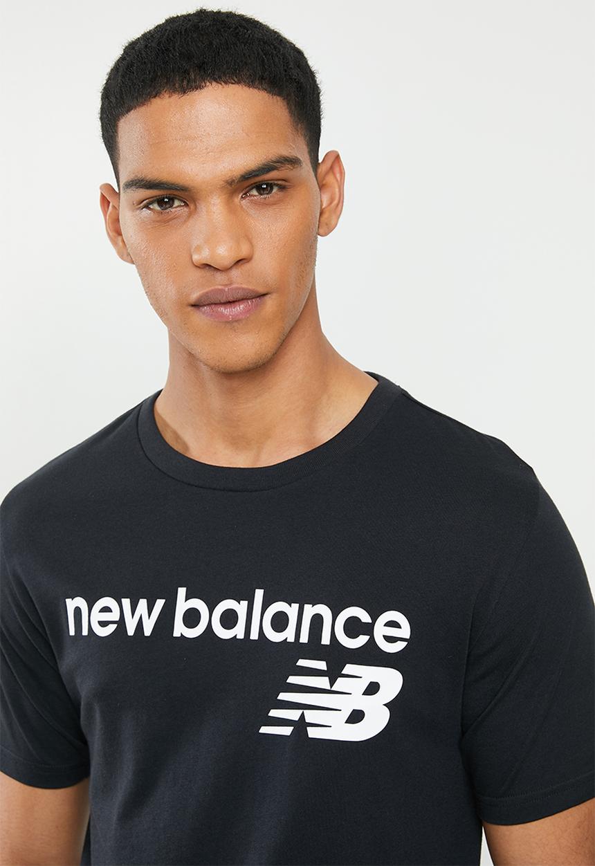 New Balance  - New Balance  classic core logo tee - black