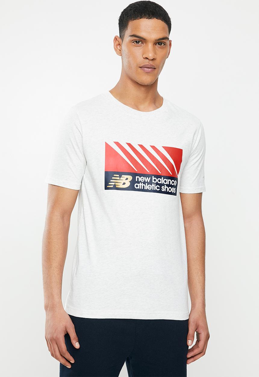 New Balance  - New Balance  athletics village tee - grey