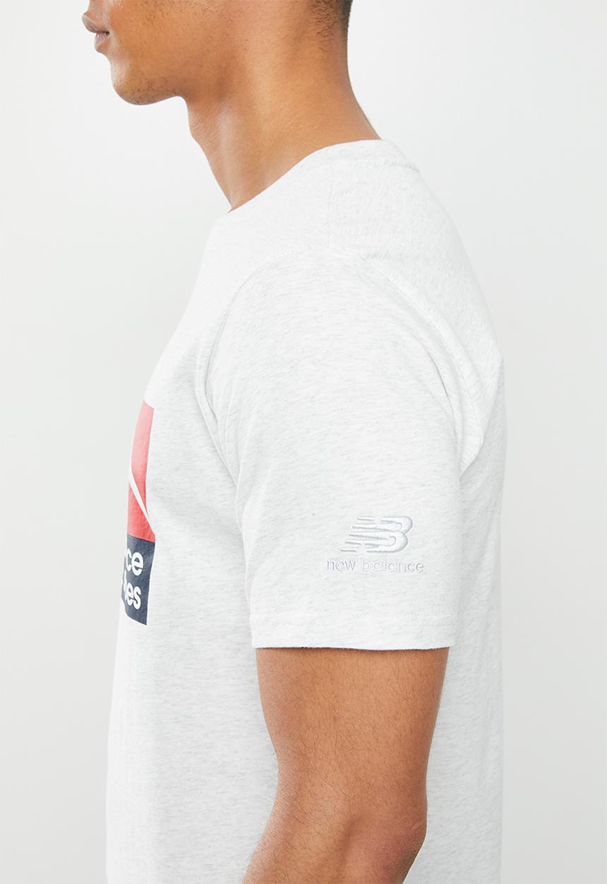 New Balance  - New Balance  athletics village tee - grey