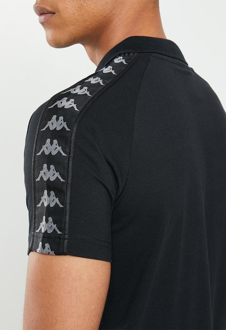 KAPPA - Banda estrel polo - black