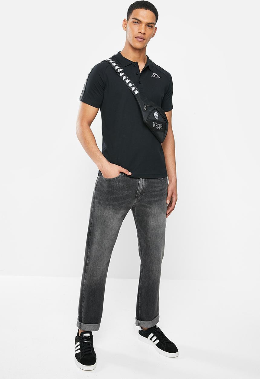 KAPPA - Banda estrel polo - black