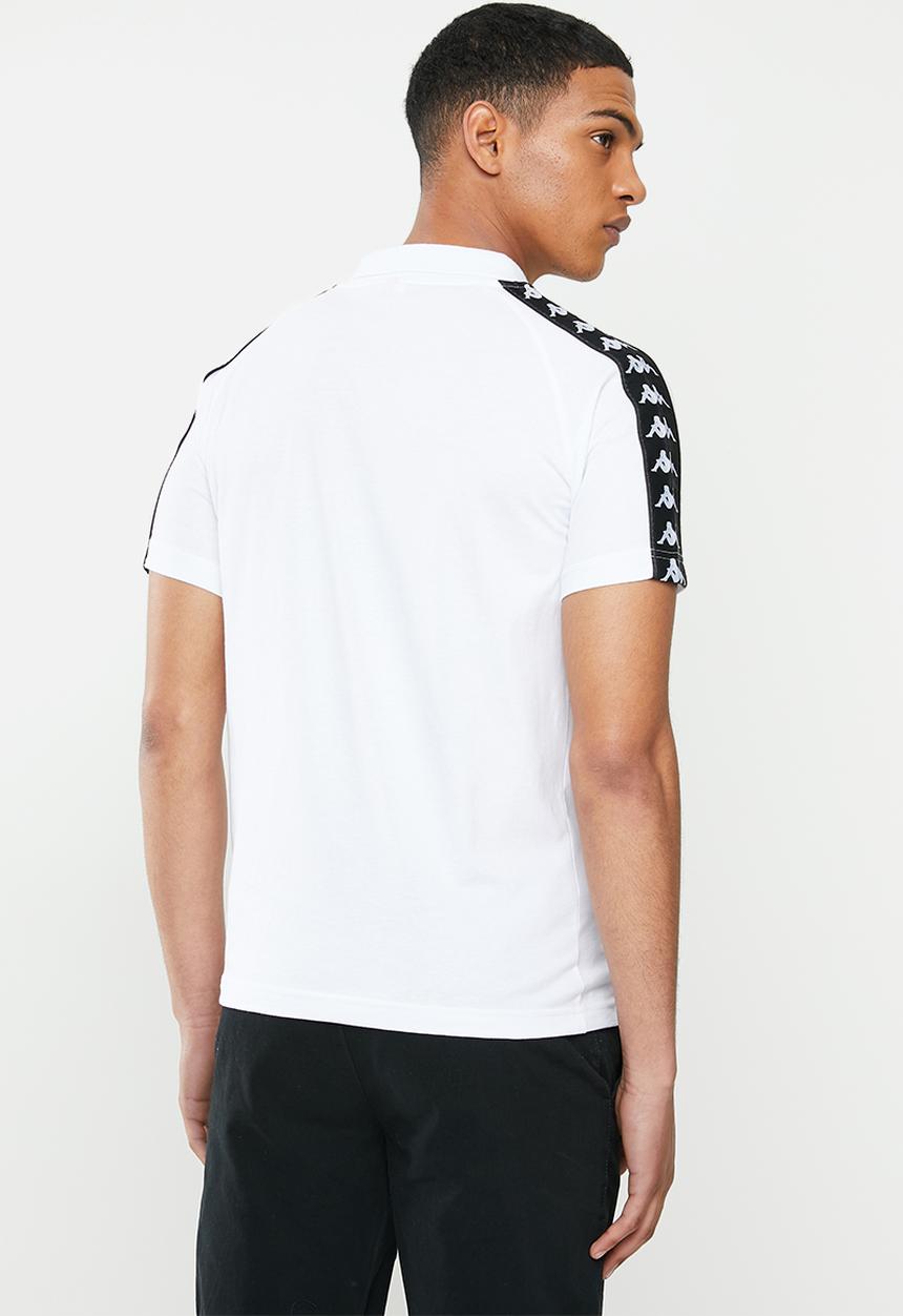 KAPPA - Banda estrel polo - white