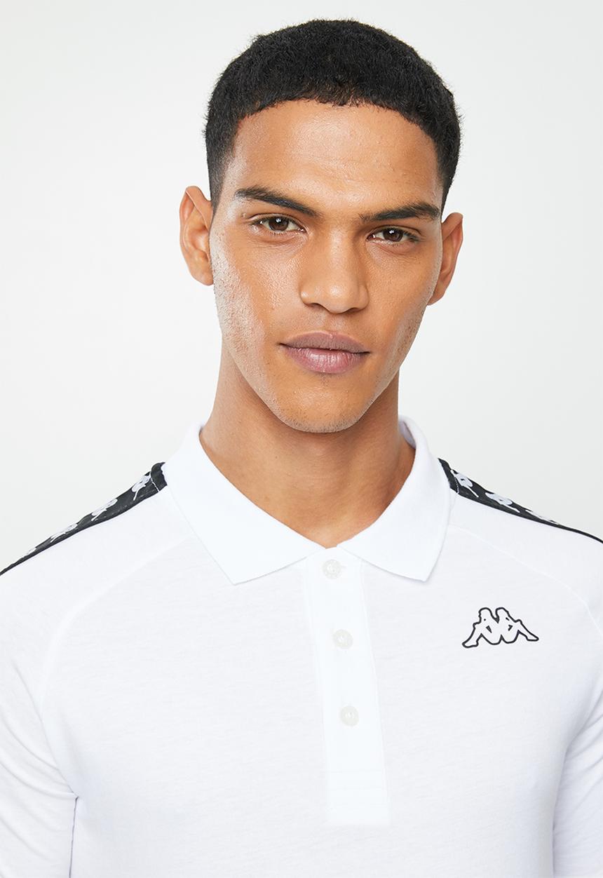 KAPPA - Banda estrel polo - white