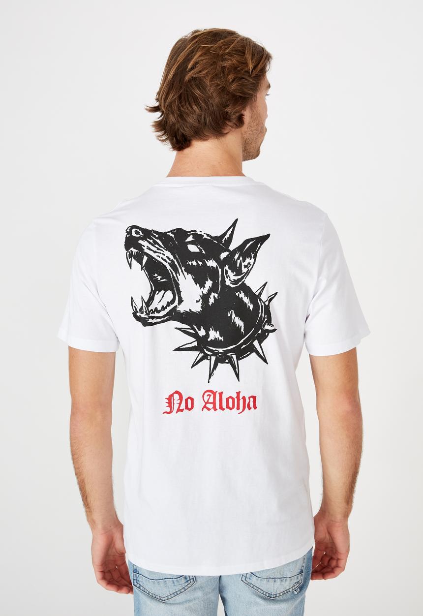 Cotton On - Tbar art T-shirt - white