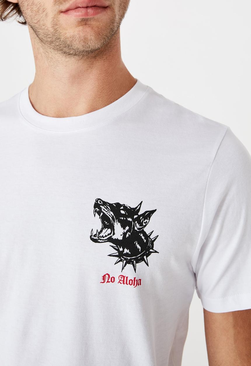 Cotton On - Tbar art T-shirt - white