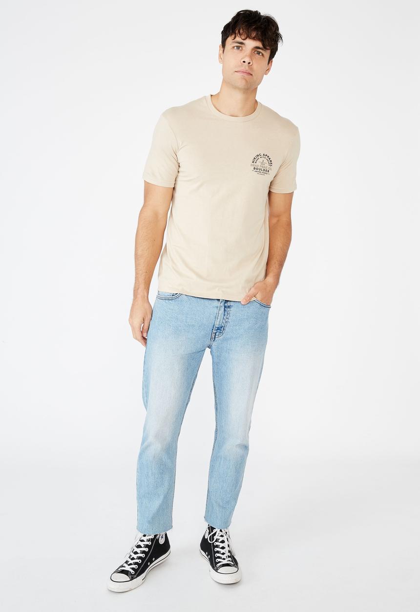 Cotton On - Tbar souvenir T-shirt - pearl