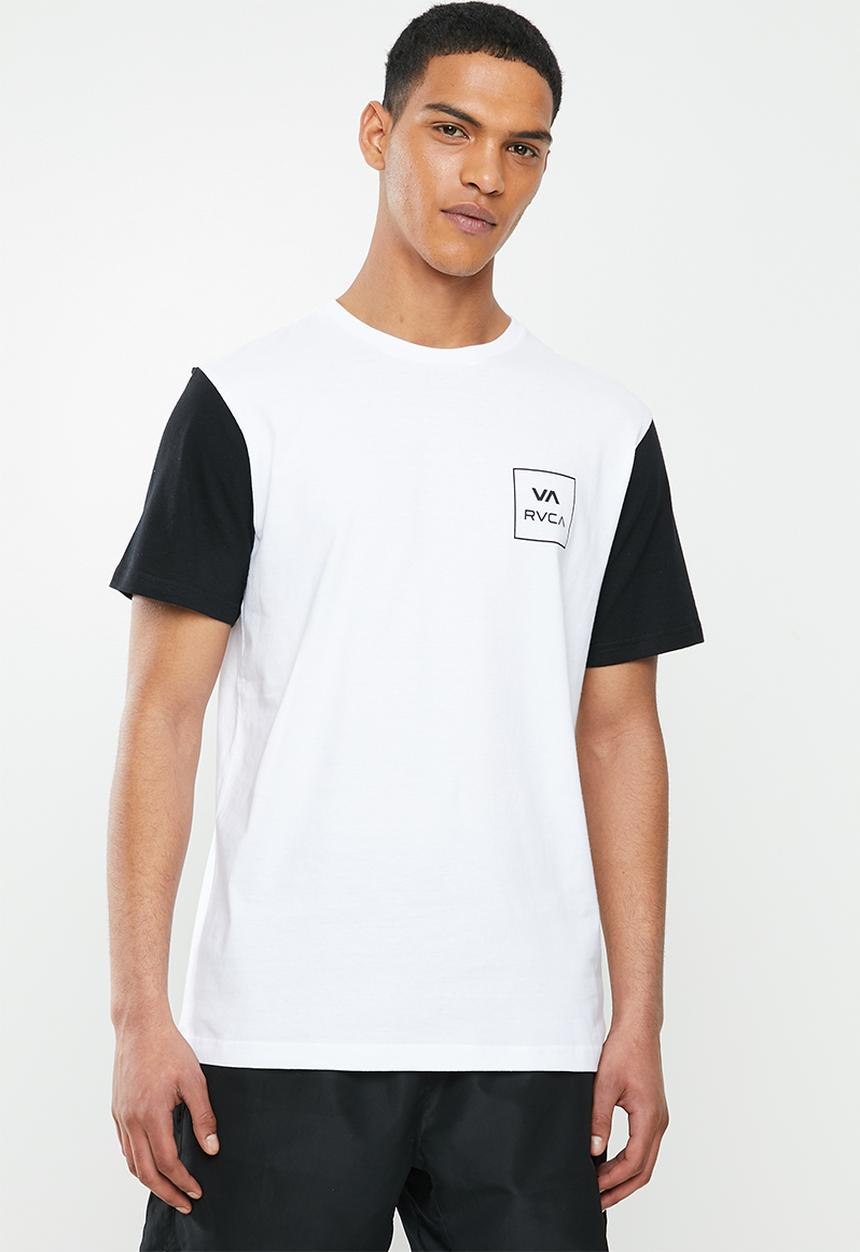 RVCA - Va all the way short sleeve tee - white & black