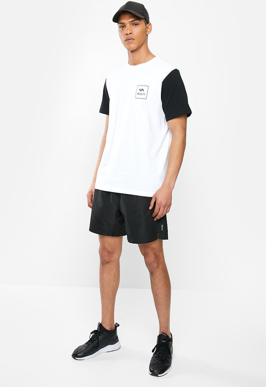 RVCA - Va all the way short sleeve tee - white & black
