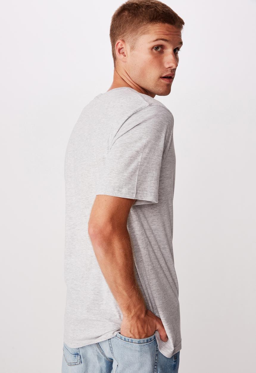 Cotton On - Tbar urban T-shirt - grey