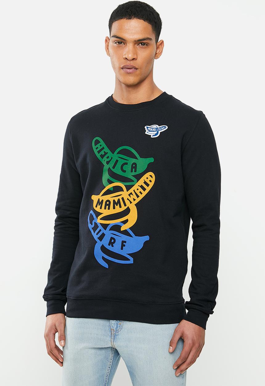 Mami Wata - Multi mami banana sweatshirt - black
