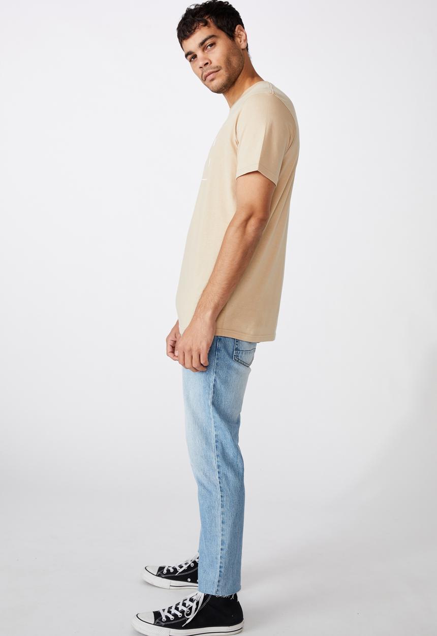 Cotton On - Tbar urban T-shirt - stone