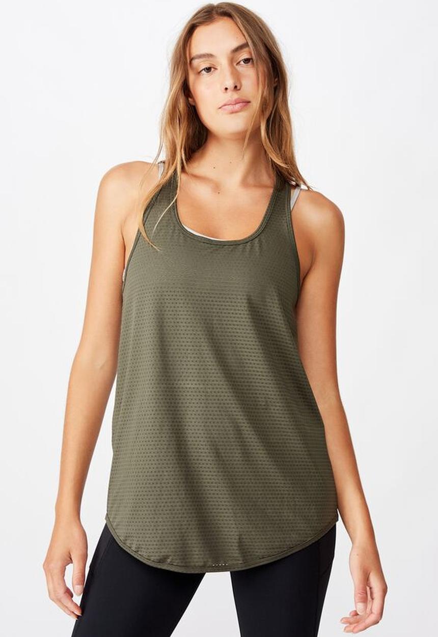 Cotton On - Training tank top - khaki texture