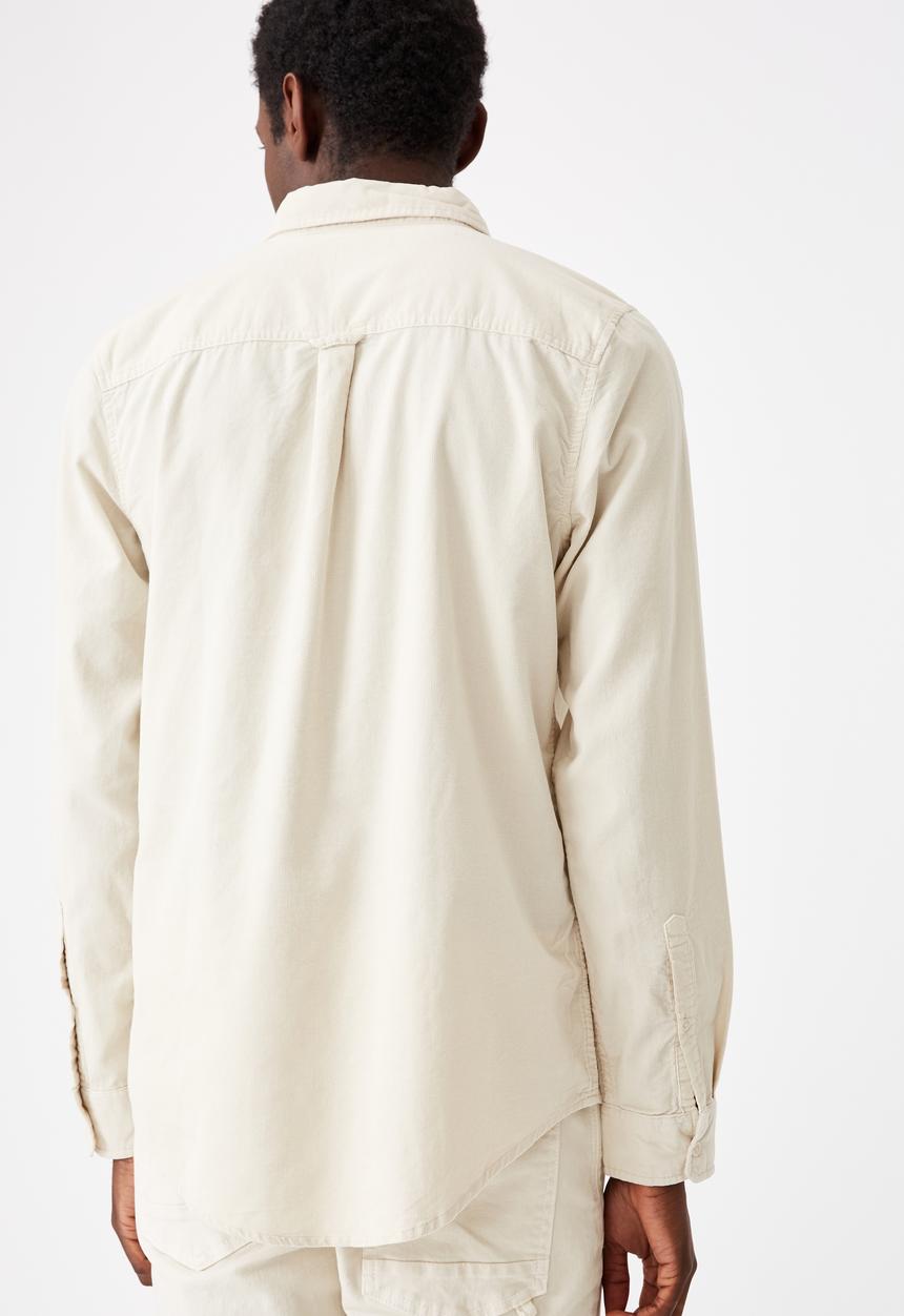 Cotton On - Vintage cord shirt - ecru