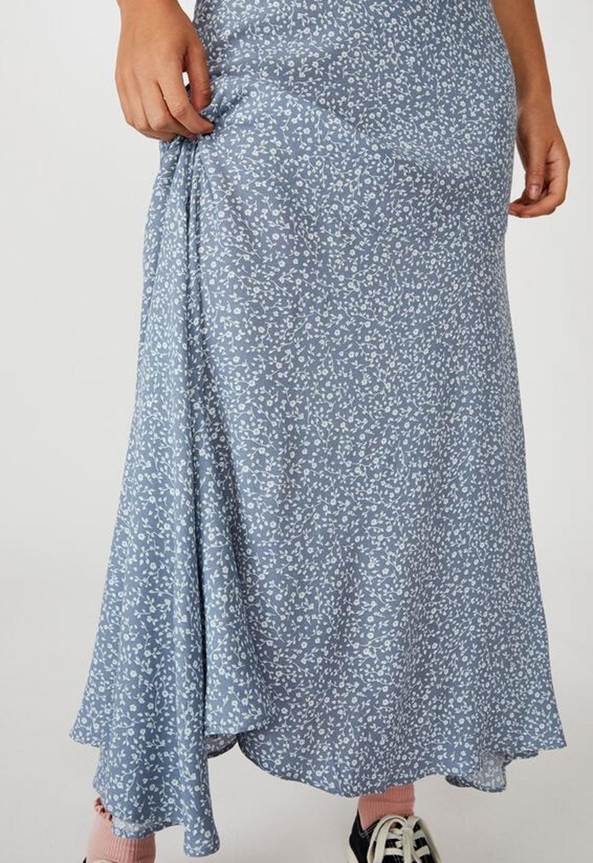 Cotton On - Tahli midi skirt - ingrid ditsy flintstone