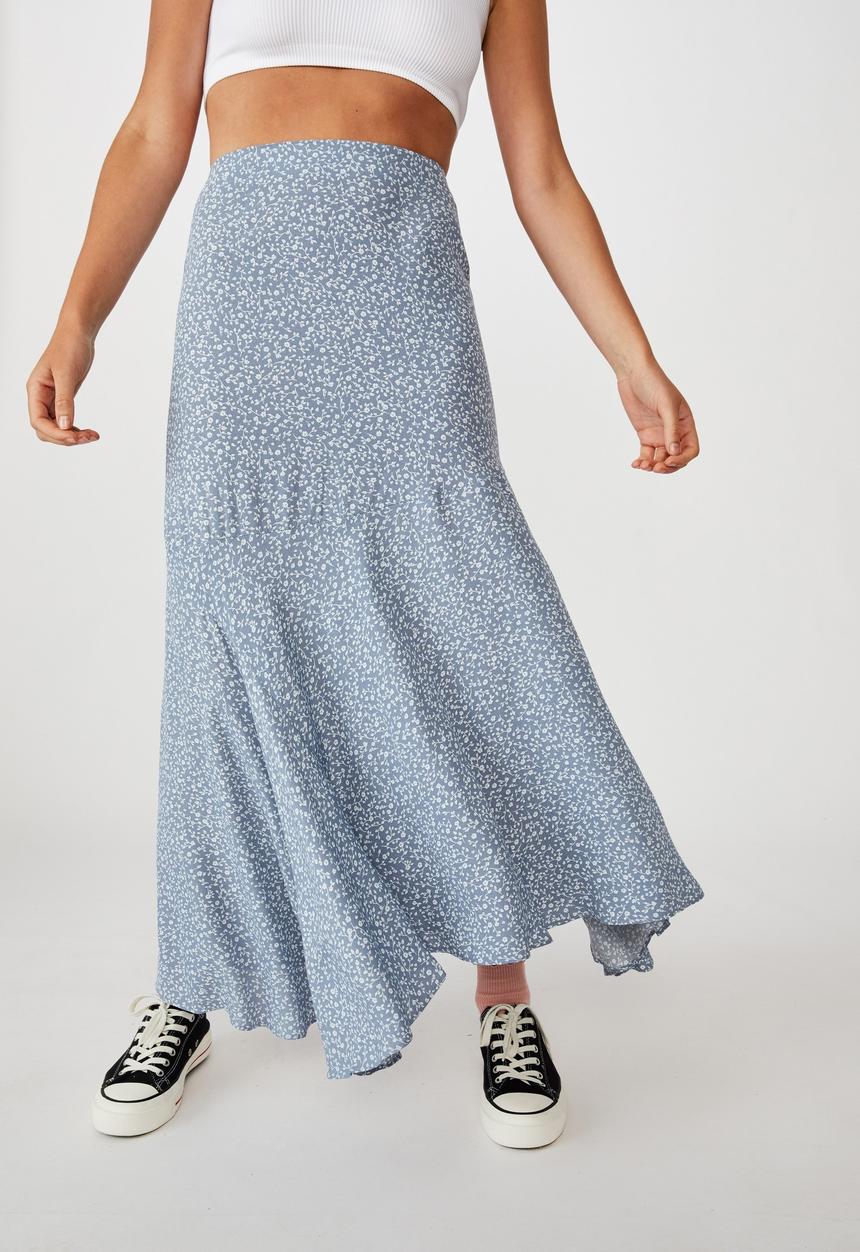 Cotton On - Tahli midi skirt - ingrid ditsy flintstone