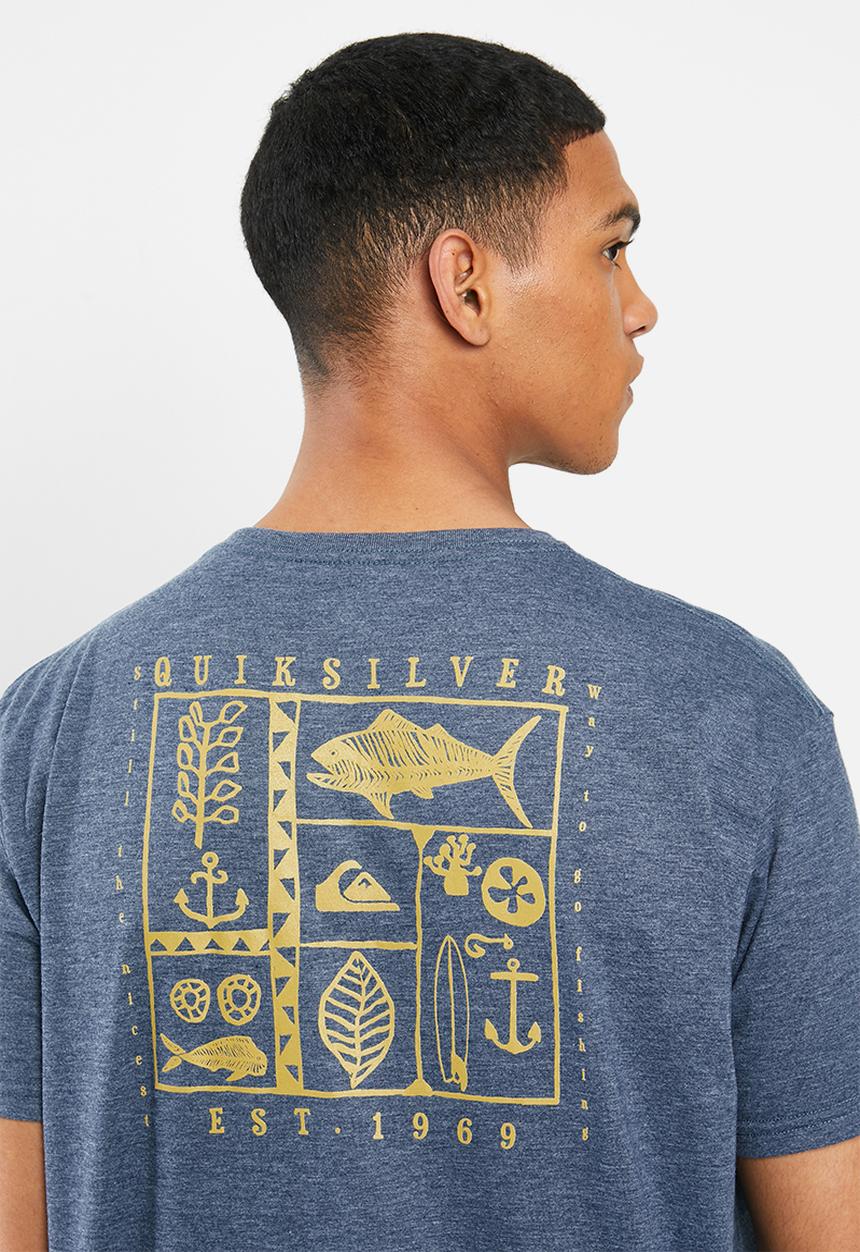Quiksilver - Moonlit ocean short sleeve tee - blue 