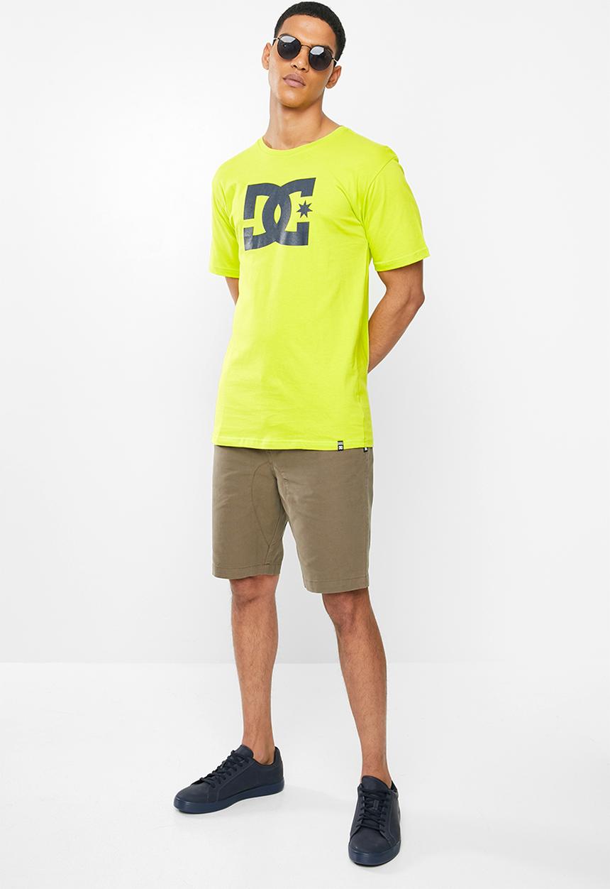 DC - Star short sleeve T-shirt - yellow