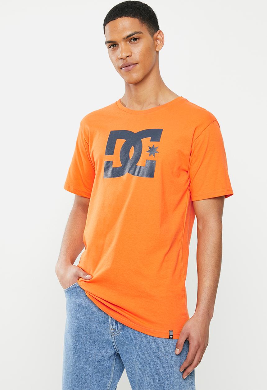 DC - Star short sleeve T-shirt - orange