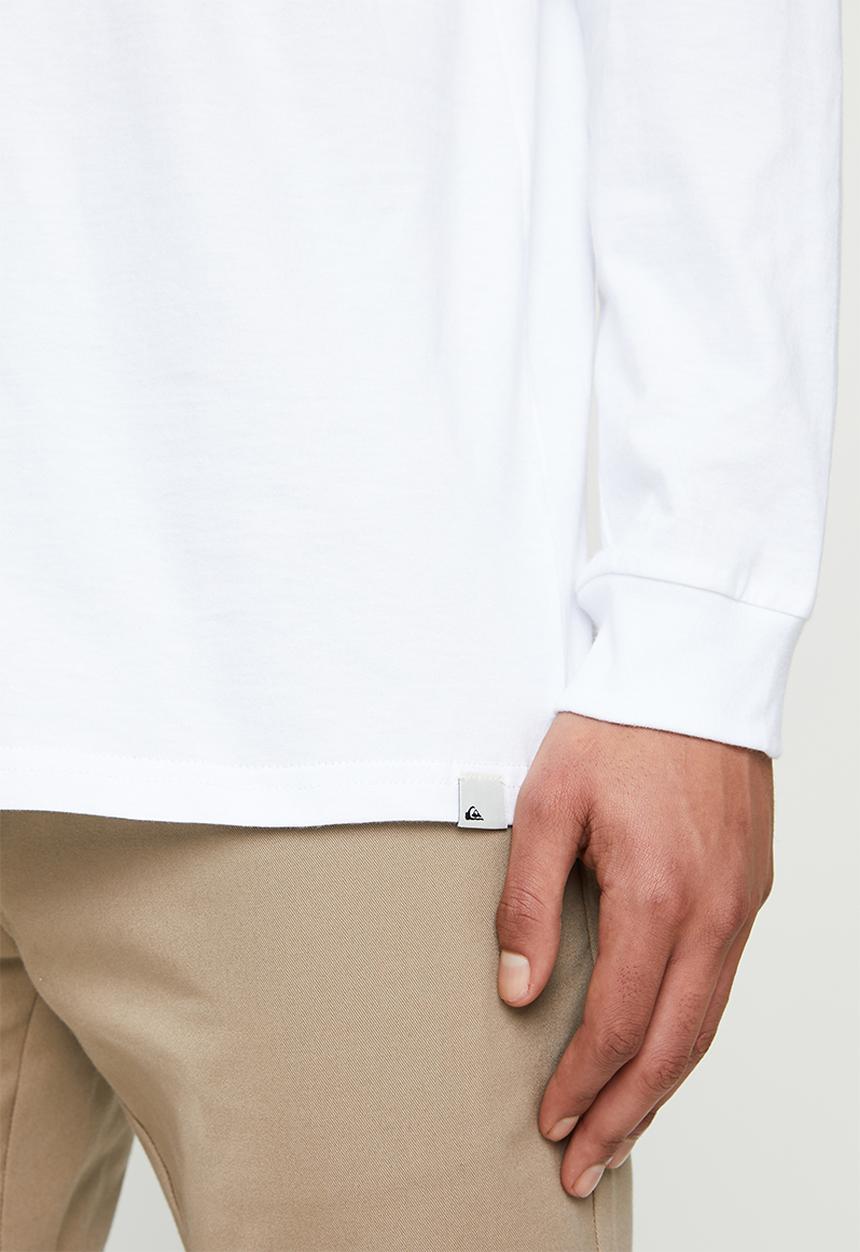 Quiksilver - Close call long sleeve tee - white