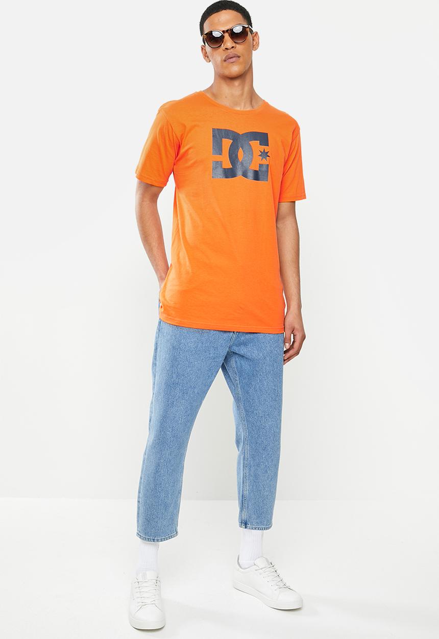 DC - Star short sleeve T-shirt - orange