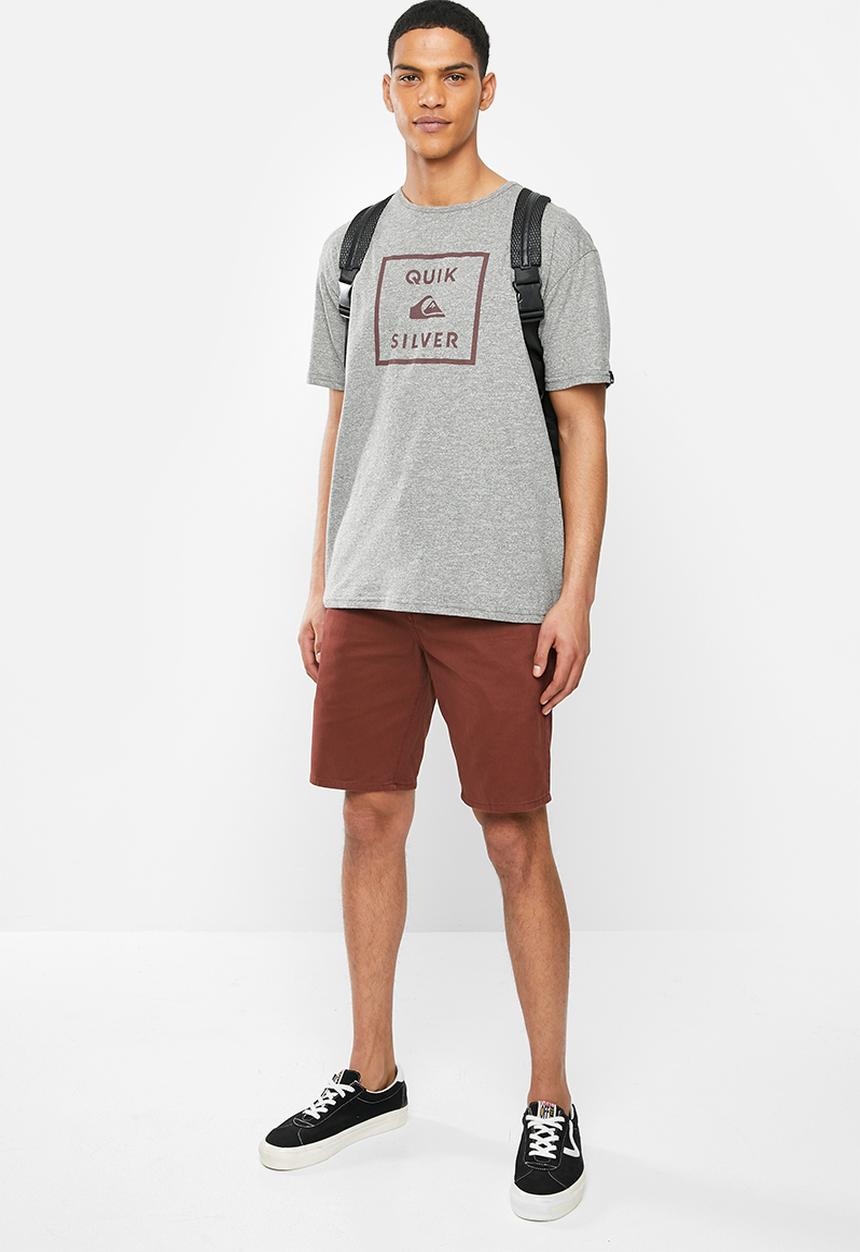 Quiksilver - Grind date 2 short sleeve T-shirt - grey