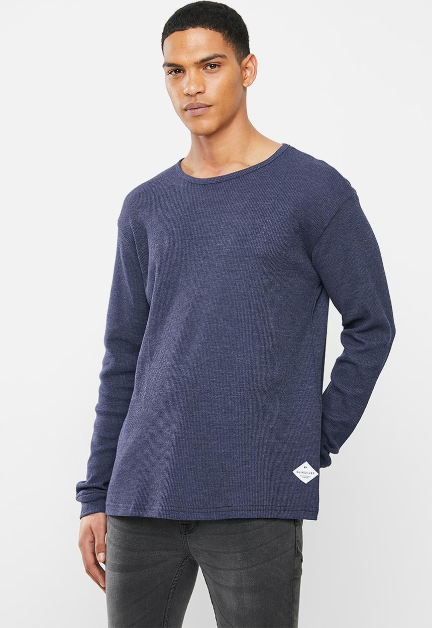 Quiksilver - Waffle long sleeve T-shirt - navy 