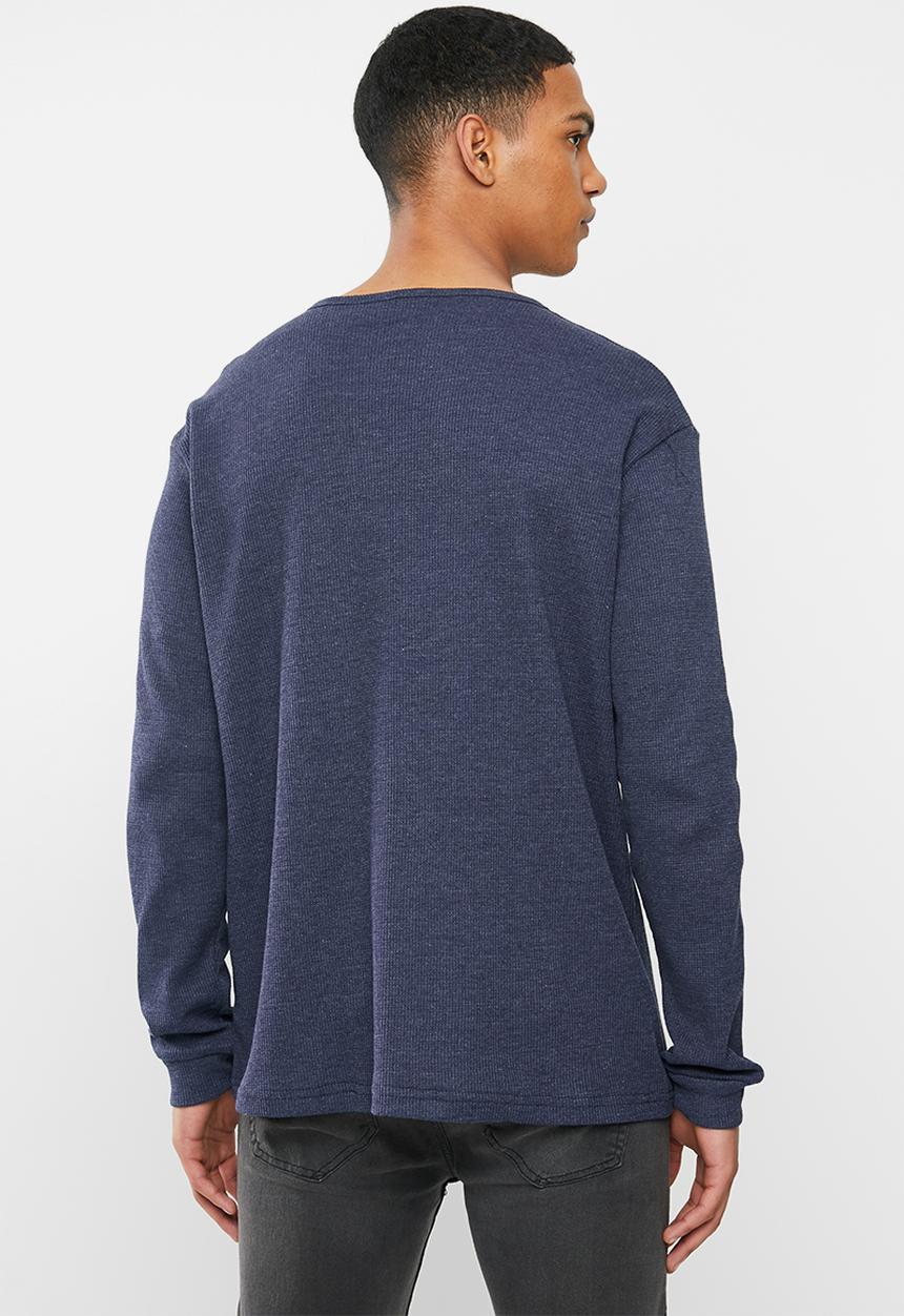 Quiksilver - Waffle long sleeve T-shirt - navy 
