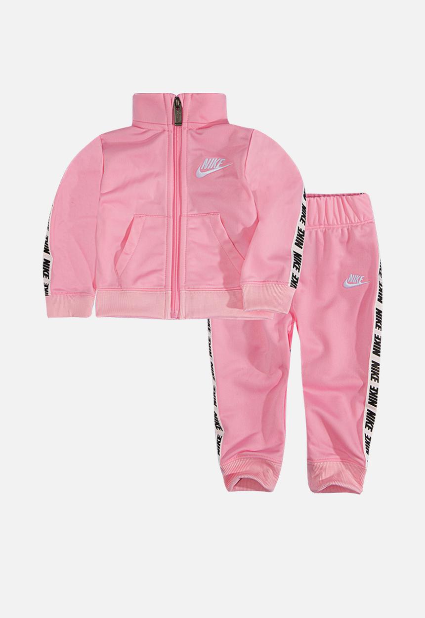 Nike - Nike girls nsw logo track suit set - pink