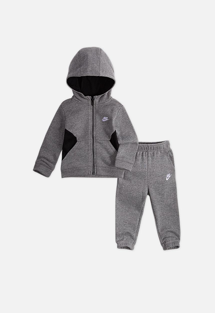 Nike - Nike boys nsw core fz track suit set - grey