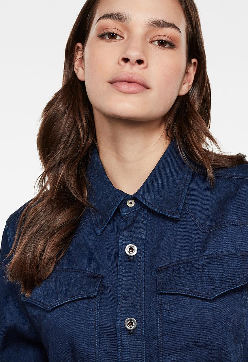 G-STAR - Tacoma shirt dress - blue