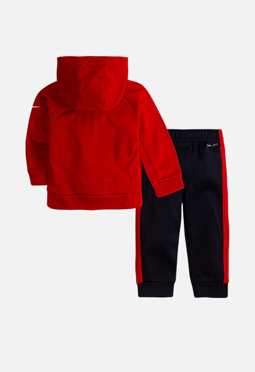 Nike - Nike boys nike block therma set - red & black 