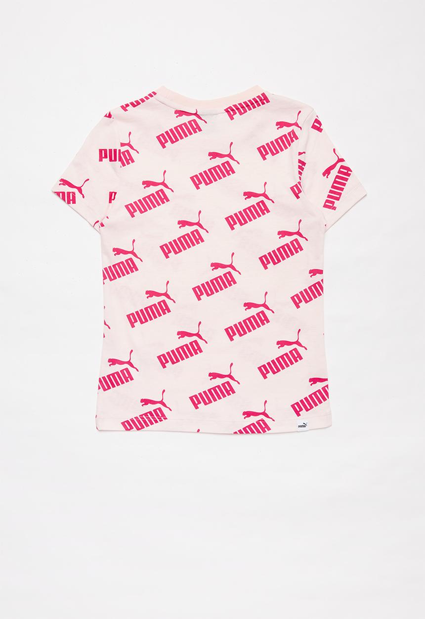 PUMA - Amplified all over print tee g - pink