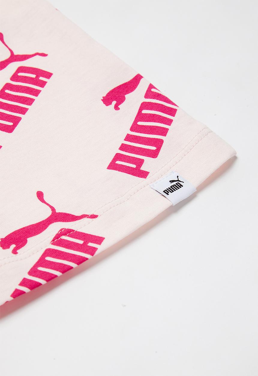 PUMA - Amplified all over print tee g - pink