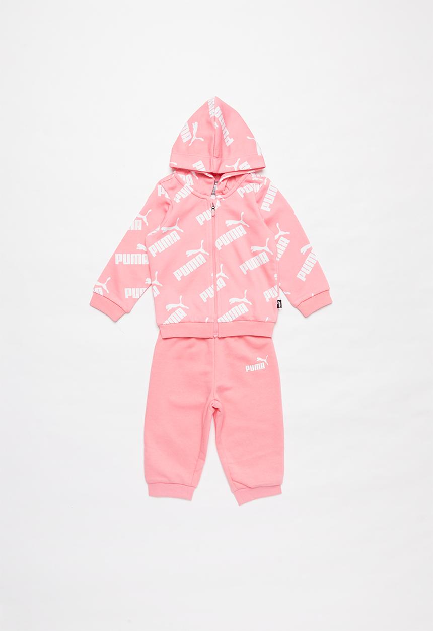 PUMA - Minicats amplified jogger set - pink & white