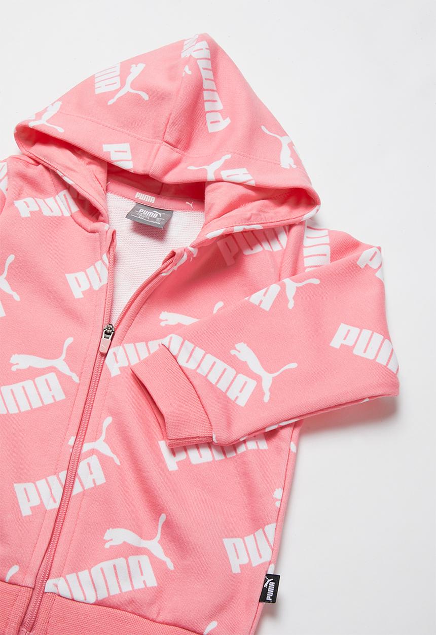 PUMA - Minicats amplified jogger set - pink & white