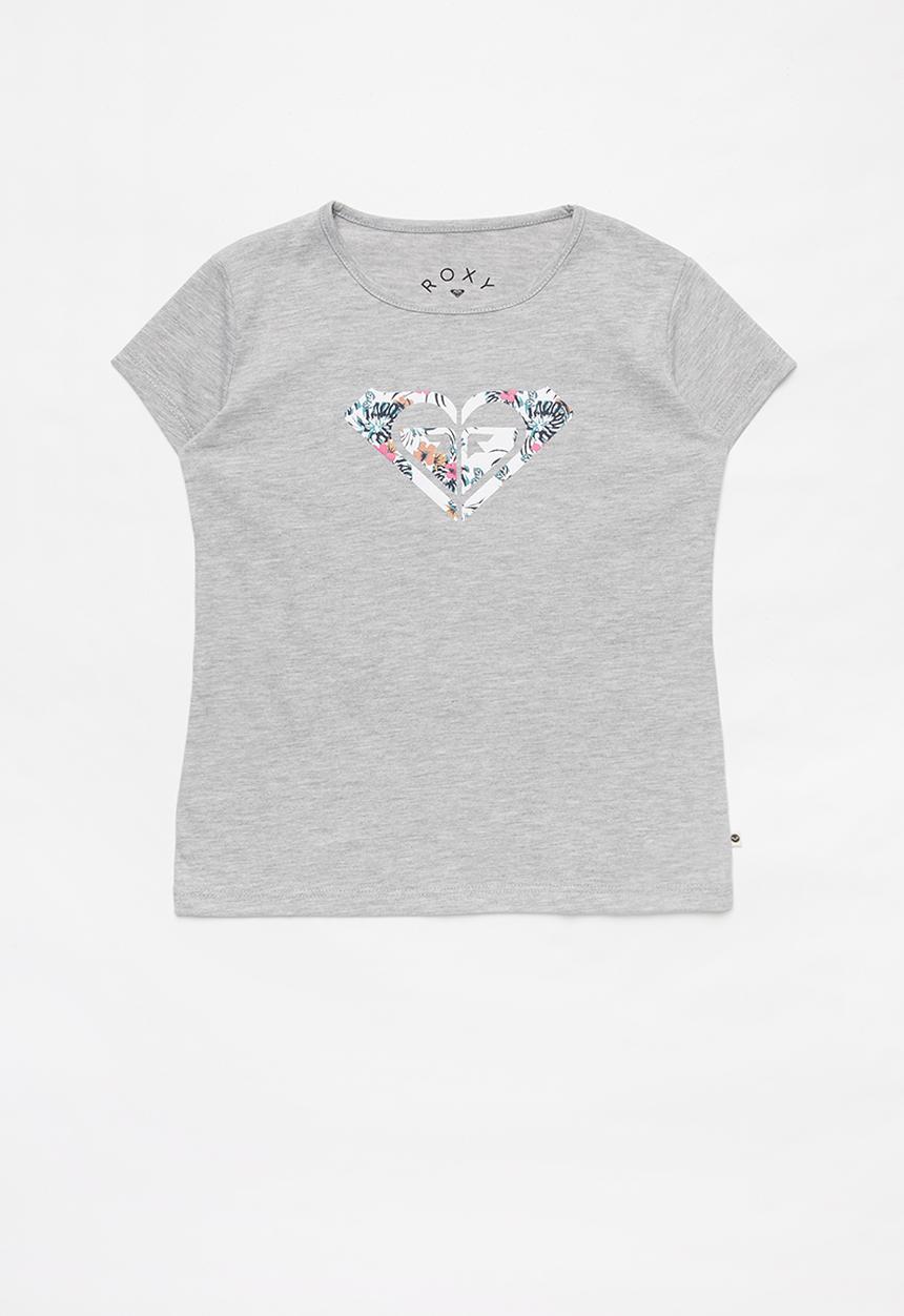 Roxy - Endless music print b tee - grey