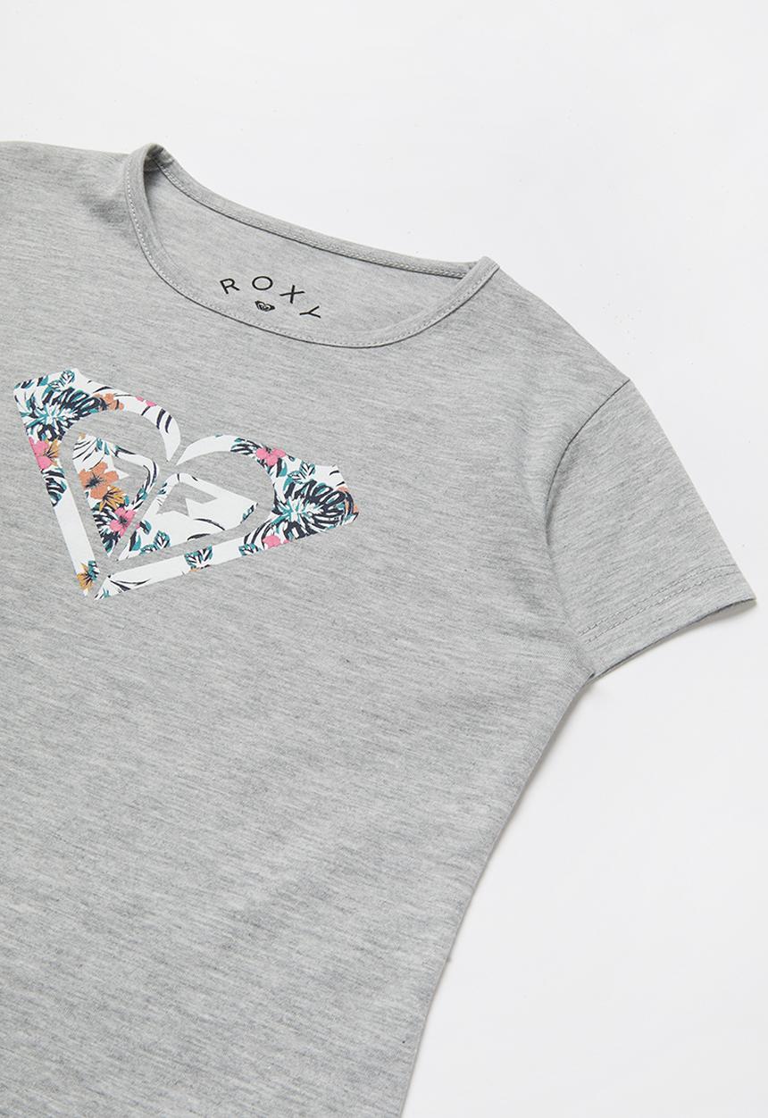 Roxy - Endless music print b tee - grey