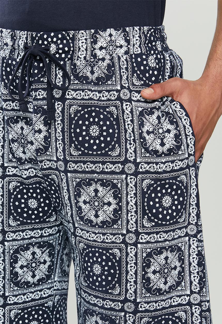 Brave Soul - Knell sleepwear - navy & white
