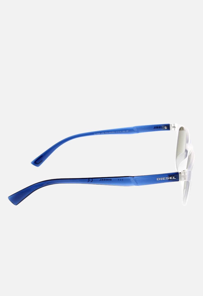 Diesel Eyewear - Crystal/other frame 51-18-150 - clear & blue 