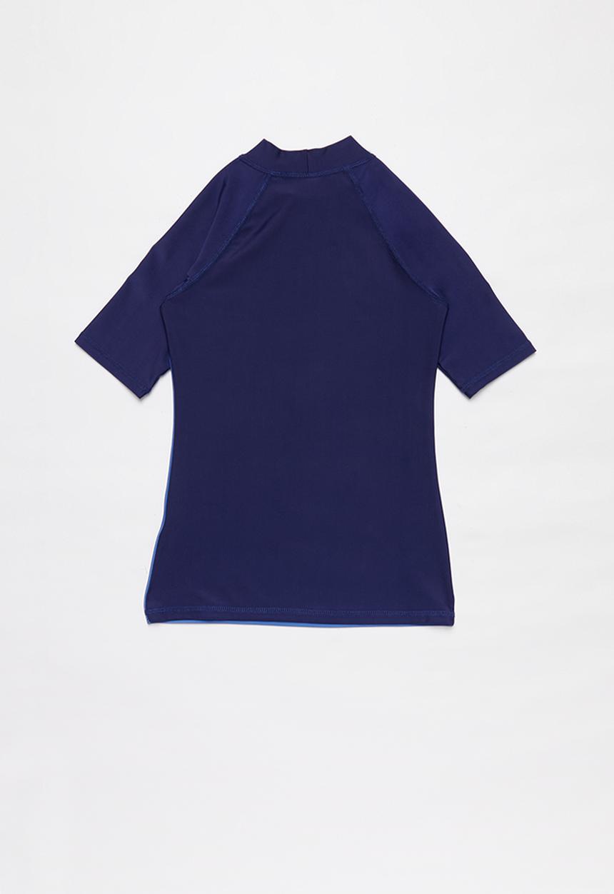 Rebel Republic - Tweens printed rash vest - blue