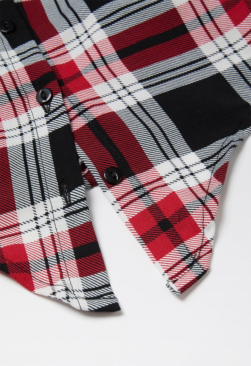 Rebel Republic - Check shirt - red & black